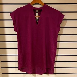 Express M dark red short sleeve